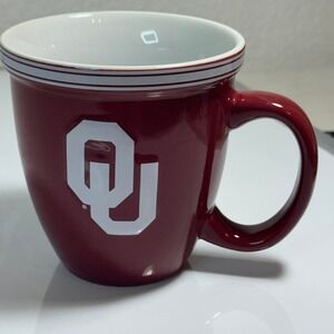 Oklahoma Sooners Coffee Mug Boelter Brands NCAA Collegiate Maroon‎ White